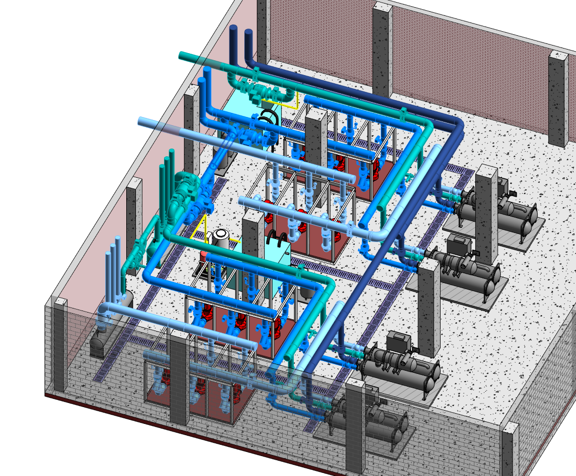 陕煤化研究院总部基地高效机房项目
